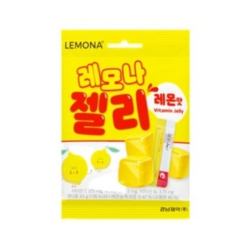 경남제약 레모나젤리 레몬맛 43g